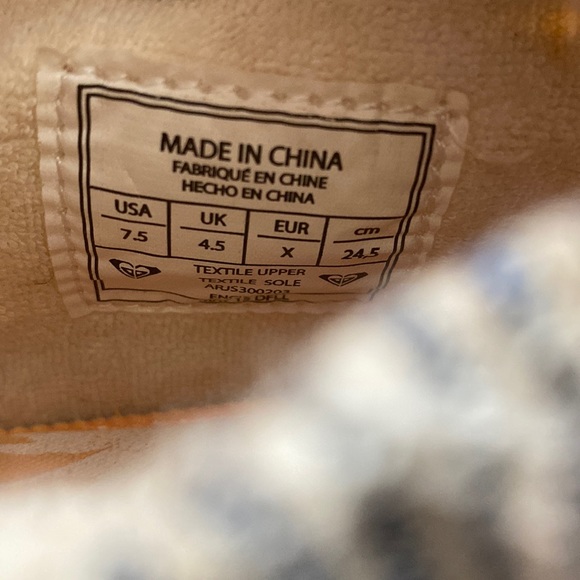 ROXY Encinitas Mid-top Nautical Stripe Sneakers - Picture 9 of 12